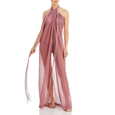 Женская розовая накидка-металлик Missoni M BHFO 6488