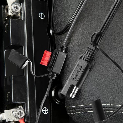 2 PACK Battery Cable Terminal Ring Sae Connector Harness Charger Extension Cord