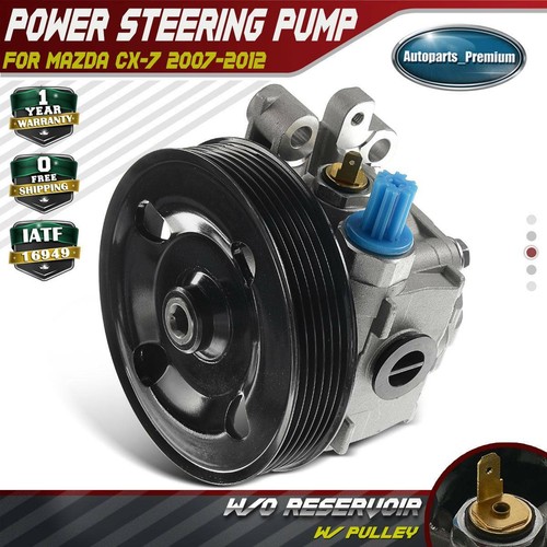 Power Steering Pump with Pulley for Mazda CX7 L4 2.3L 2.5L 20072012