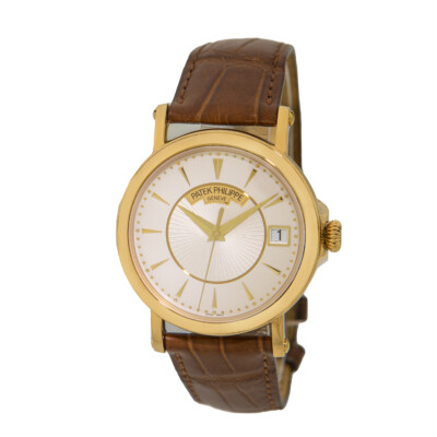 PATEK PHILIPPE 18K Yellow Gold 5153 J Officer Calatrava Box