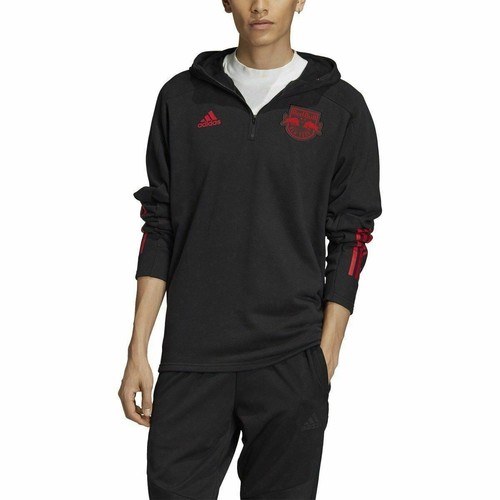 

[FI1440] Мужская дорожная куртка Adidas New York Red Bulls с 3 полосками, Черный