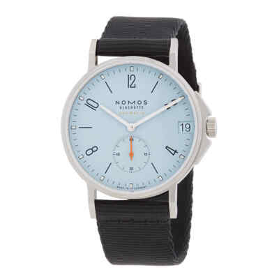 Pre-owned Nomos Ahoi Neomatik 38 Automatic Blue Dial Unisex Watch 526