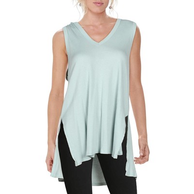 

Женский пуловер с капюшоном и V-образным вырезом Anthropologie Maronie BHFO 7631