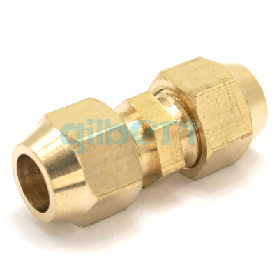 Fit Tube O.D 8mm Brass Flare Fitting With Nuts M12x1.25 Air Conditioner