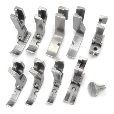 9 PIECE ZIPPER FEET SET FIT BROTHER B737 B757 SINGER 195K 196K 491D 591D