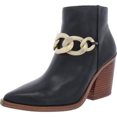 

Vince Camuto Женские Кожаные Ботильоны Gethel с Острым Носком на Молнии BHFO 0126, VCGETHEL