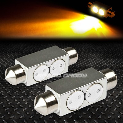 2 X SMD 2SMD 39 ММ ЖЕЛТЫЙ СВЕТОДИОД ВЫСОКОЙ МОЩНОСТИ ДЛЯ ВНУТРЕННЕГО ОСВЕЩЕНИЯ АВТО /КАРТА 12 В ЛАМПА НАКАЛИВАНИЯ