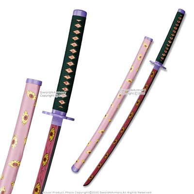 38 Steel Larp Cosplay Anime Shinobu Kocho Demon Sword W Scabbard Costumes Ebay