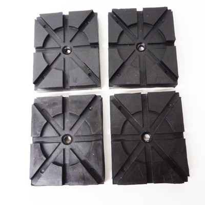 RECTANGLE RUBBER PADS Wheeltronics Lift Ammco  Lift Magnum Lift set of 4 pads HD