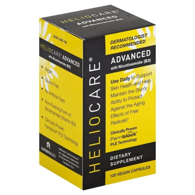 Heliocare Advanced w/ Nicotinamide[b3] Skin Health 120 caps Exp 05.2026
