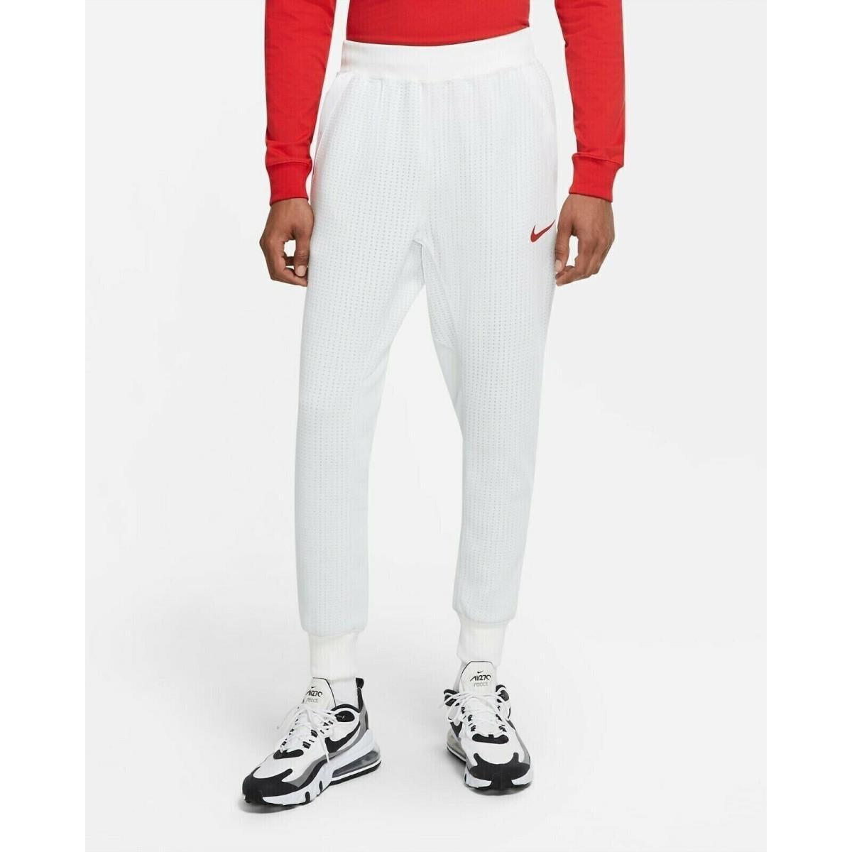 

Брюки-джоггеры из флиса Nike Team USA Media Day Tech белые олимпийские CW0302-100 мужские, Белый
