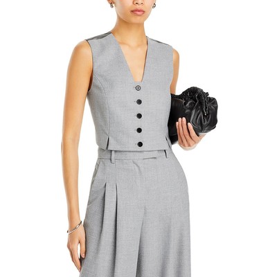 Женские брюки Cymbaria серого цвета с высокой посадкой от Malene Birger 34 BHFO 1731