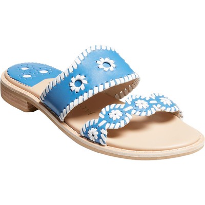 Женские кожаные шлепанцы без шнуровки Jack Rogers Caroline BHFO 0257