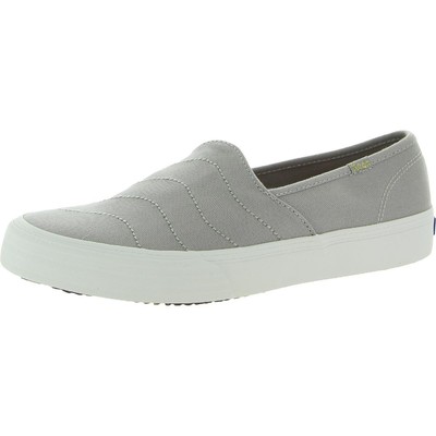 Женские слипоны Keds Double Decker серые 6.5 Medium (B,M) BHFO 4084