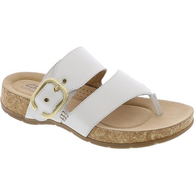 Женские босоножки-стринги Clarks Reileigh Park цвета слоновой кости шириной 9 см (C, D, W) BHFO 6073