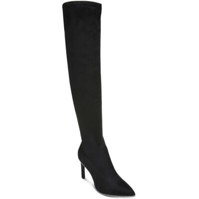 

Женские высокие модные сапоги до колена из искусственной замши Bar III Milliee BHFO 7561, Black micro, Milliee