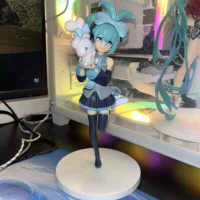 17cm Hatsune Miku Anime Figure Kawaii Thumbelina Vocaloid Wonderland Pvc Action