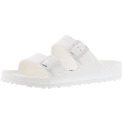 Женские белые сандалии на плоской подошве Birkenstock Arizona EVA 46 Medium (B,M) 9 BHFO 0818