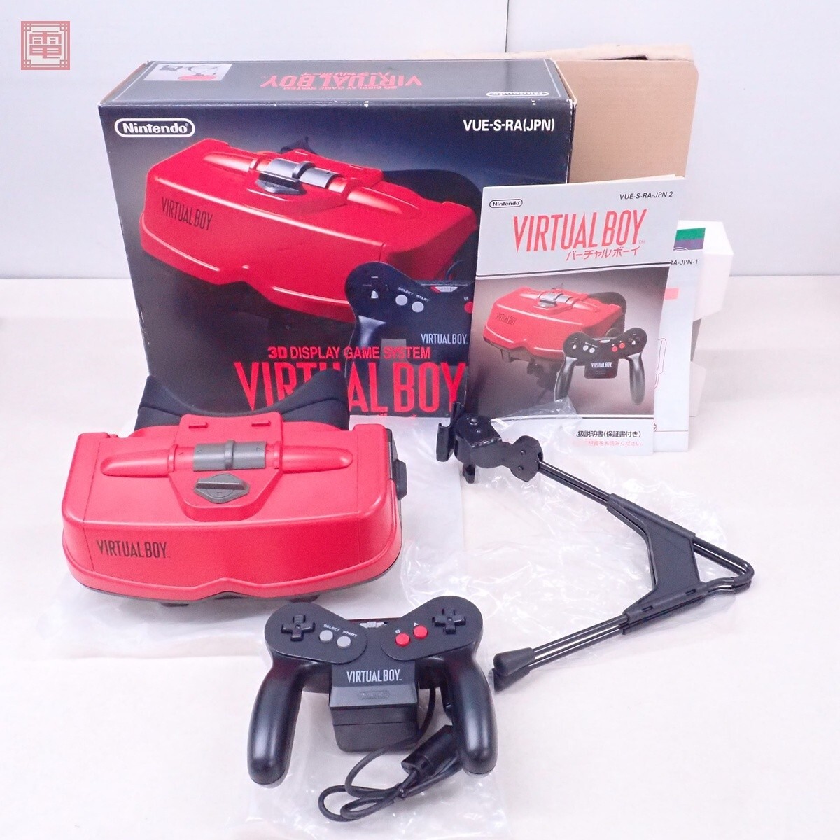 任天堂 - Nintendo VIRTUAL BOY 本体 VUE-S-RA(JPN) Nintendo Virtual Boy VUE-S-RA Game System Console JAPAN NTSC