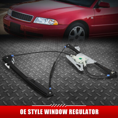 ДЛЯ 96-02 AUDI A4 S4 RS4 ПЕРЕДНИЙ ЛЕВЫЙ СТЕКЛОПОДЪЕМНИК СО СТОРОНЫ ВОДИТЕЛЯ без ДВИГАТЕЛЯ