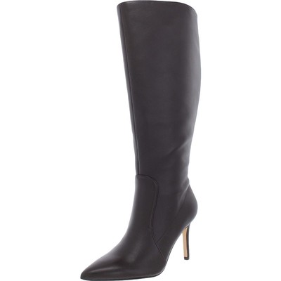

Женские коричневые сапоги до колена Nine West Fivera 5 Medium (B,M) BHFO 5835, Dark brown leather, Fivera