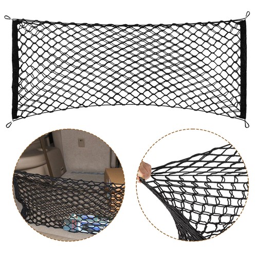 110*50CM Universal Car Trunk Cargo Storage Organizer Net Bag Mesh Luggage Nylon