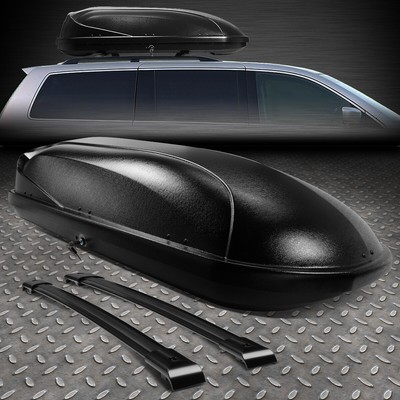 ДЛЯ 05-10 HONDA ODYSSEY АЛЮМИНИЕВЫЕ ПОПЕРЕЧИНЫ НА КРЫШЕ + ГРУЗОВОЙ ЯЩИК ЧЕРНОГО ЦВЕТА с КЛЮЧАМИ