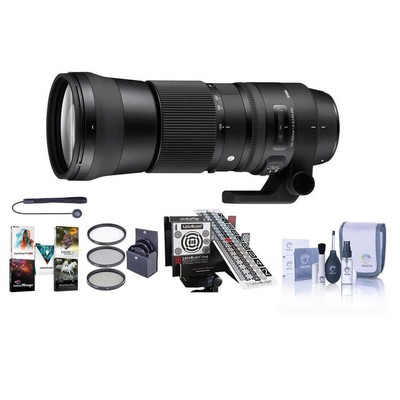 Современный объектив Sigma 150-600 мм f/5-6.3 DG OS HSM для Nikon F/Premium Acc Kit
