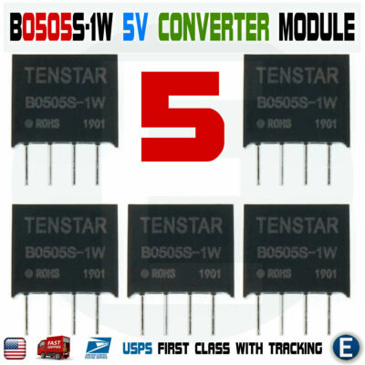 5pcs B0505S-1W 5V to 5V converter DC DC power module converter 1000V Isolation