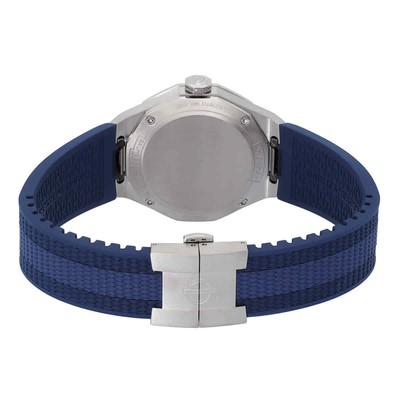 Pre-owned Baume & Mercier Baume Et Mercier Riviera Quartz Blue Dial Ladies Watch M0a10689