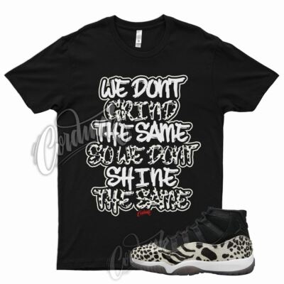 GRIND T Shirt for J1 11 WMNS Animal Instinct Red Sail Leopard Cheetah 97 95