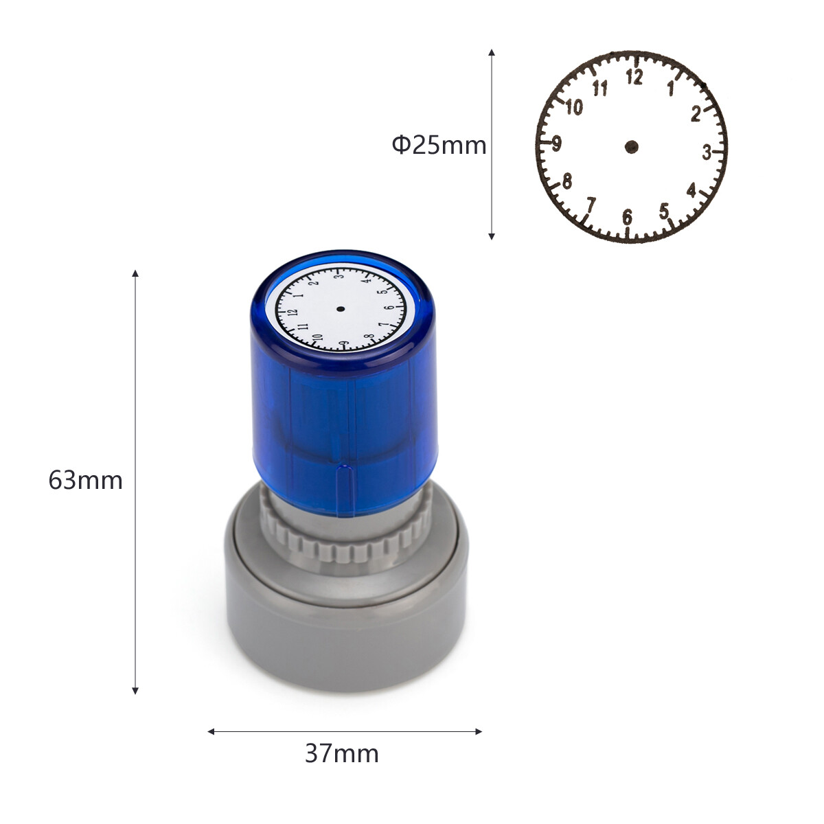 датер автоматический пластиковый colop s120 bank мини. 02. Trodat 4921 printy 12х12мм. штамп часы для автосервиса. печать времени.