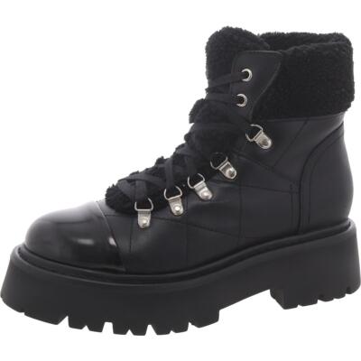 Женские дубленки Steve Madden из искусственной замши Reyen на блочном каблуке BHFO 4369