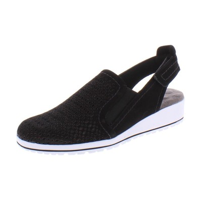 

Walking Cradles Женские черные сандалии Faulkner с ремешком на пятке, ширина 7 (C, D, W) BHFO 8654, Black nubuck