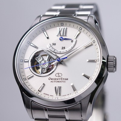 Pre-owned Orient Star Orientstar Re-at0003s Sapphire Crystal Open Heart Automatic Men's Watch