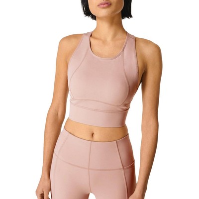 

Женская укороченная майка для фитнеса и тренировок Sweaty Betty Athletic BHFO 0384, Ash pink, SB8008