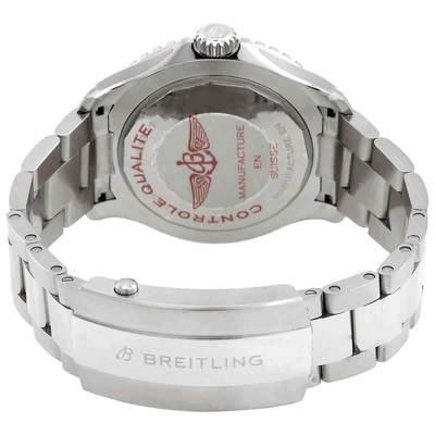Pre-owned Breitling Superocean Automatic Chronometer Green Dial Men's Watch A17376a31l1a1