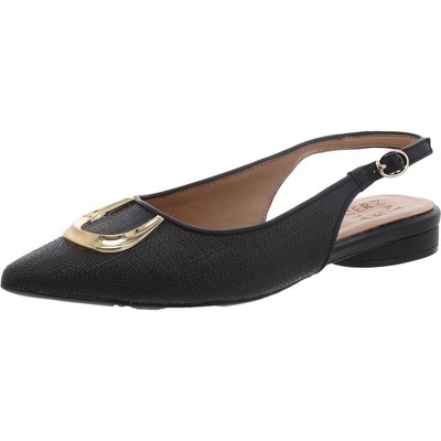 Женские черные текстурированные босоножки-слипоны Naturalizer 7.5 Medium (B,M) BHFO 1139