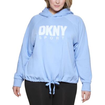 

DKNY Sport Женская толстовка с капюшоном для фитнеса и тренировок Athletic Plus BHFO 0646, Hydrangea