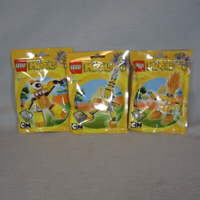 Lego Mixels 41506 Teslo, 41507 Zaptor, 41508 Volectro - Series 1 - Lot of 3