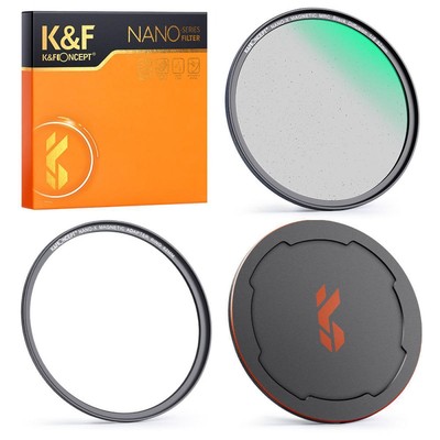 KF Concept 82 мм Nano-X 1/8 черный мягкий диффузионный магнитный фильтр #SKU.1842