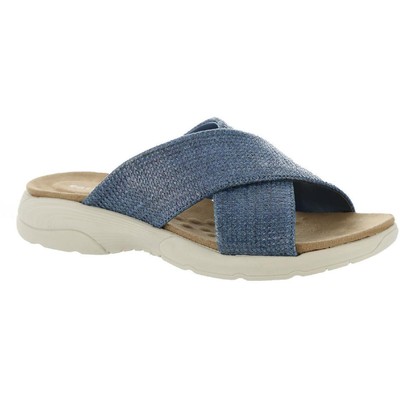 

Женские синие сандалии Easy Spirit Taite 2 7.5 Medium (B,M) BHFO 6988, Dark blue