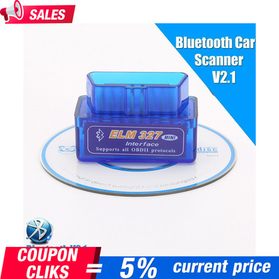 Mini ELM327 Bluetooth V2.1 OBD2 Auto Diagnostic Tool Scanner