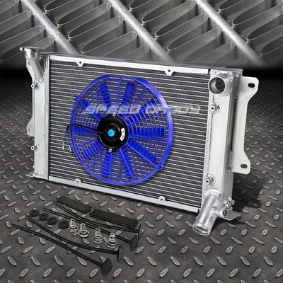 3-РЯДНЫЙ АЛЮМИНИЕВЫЙ РАДИАТОР + 1X 10 ВЕНТИЛЯТОРОВ СИНЕГО ЦВЕТА ДЛЯ 72-77 MAZDA RX-3/RX3 SAVANNA S102A