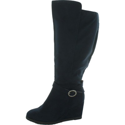 

Женские темно-синие сапоги до колена Journee Collection Shoes 8 Medium (B,M) BHFO 8646, XWCVERONICA