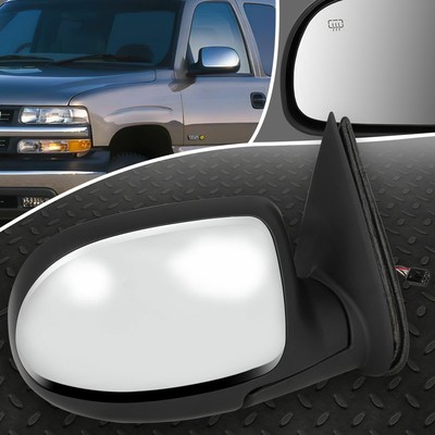 ДЛЯ 99-02 CHEVY SILVERADO/GMC SIERRA ПРАВОЕ ЗЕРКАЛО БОКОВОГО ВИДА С ЭЛЕКТРОПРИВОДОМ И ОБОГРЕВОМ, ХРОМИРОВАННОЕ