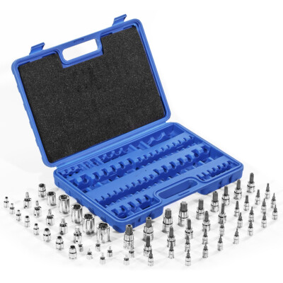 XtremepowerUS 60pc Master Socket Tamper Proof Security Bits External Star