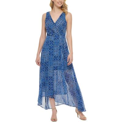 

Tommy Hilfiger Женское длинное летнее платье с запахом и принтом BHFO 4607, Island tile