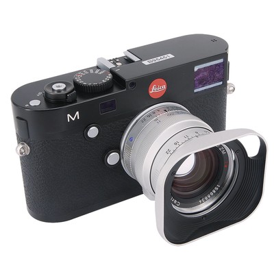 Metal Lens Hood for Voigtlander NOKTON 35mm f1.4 40mm f/1.4 VM Silver Hollow Out