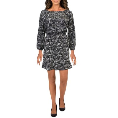 

Joie Womens Black Stretch Knee Work Wear Midi Dress  BHFO 2208, Black/white